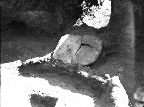 Slab at Entrance to Pit House F Antechamber