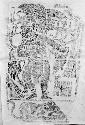 Rubbing of Stela 1 at La Amelia