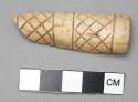 Fragment of incised bone tube