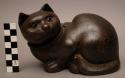 Ceramic incense buner with cover, figure of cat