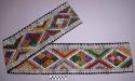 Narrow strip of decorative weaving - probably woven for a pillow strip