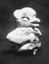 Animal figurine, brown ware. Las Charcas Phase