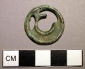 Pendant, disk-shaped