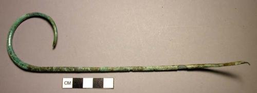 Pin, shepherd's crook