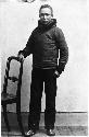 Portrait of Young Man, Posed With Chair