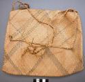 Man's basketry pouch for carrying personals (shell money, betel nut, +