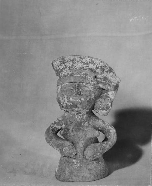 Porous Gray (Mayapan type) figurine.  El Paso Coll.