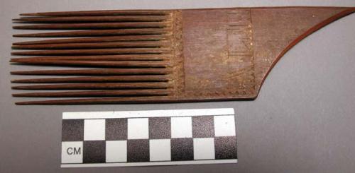 Wooden comb