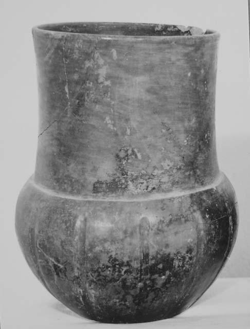 High-necked vase