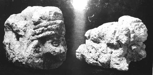 2 small sculptures. #55-134; 55-126.