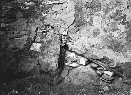 Kidder's Kiva, Wall Detail