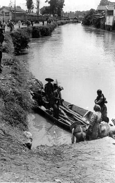 People in a boat