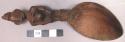 Spoon showing hunter(?) indicated by device on head