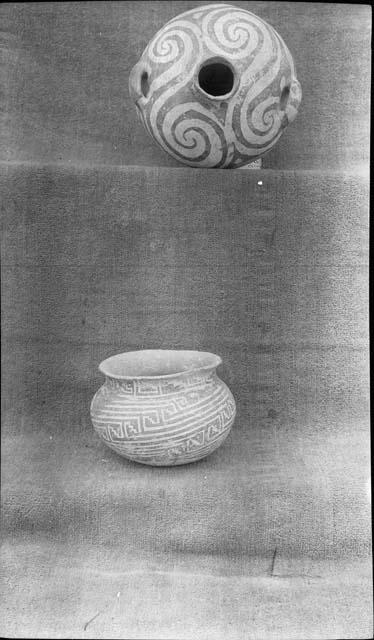 Black and White Ware Pieces, Yantz Coll. Pueblo