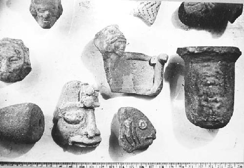 Fragments of 2 pottery vessels