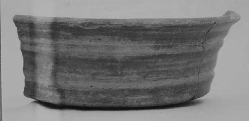 Orange-on-buff ware bowl, Las Charcas Phase.