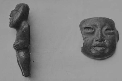 Two "Olmec" style objects in