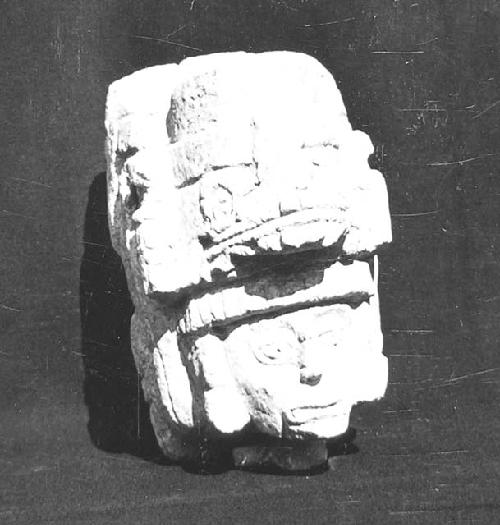 Limestone figure. See 54.15.7 Front view