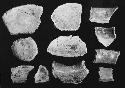 Early Classic Incised Dichrome jars.  from cave, lot G-79.