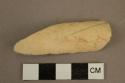 Bone fragment - worked with serrated edge