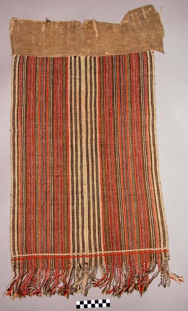 Woven woman's apron