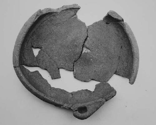 Fragmentary comal, probably Pamplona