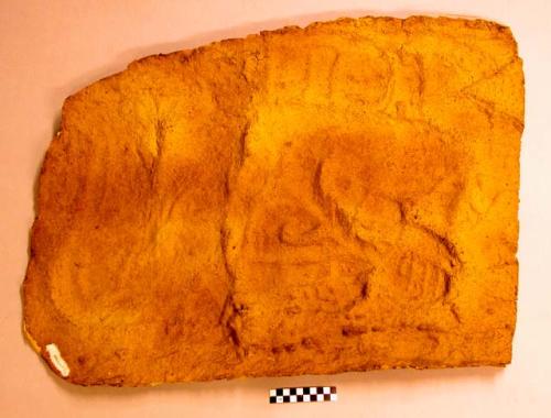 Paper mould taken from Maya stela 20