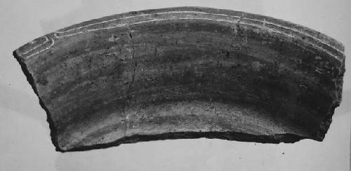 Pallid Red incised bowl, Las Charcas Phase