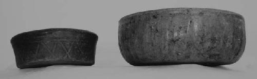 Streaky Gray-Brown ware vessel.  Las Charcas Phase.