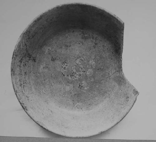 Slateware dish, inside