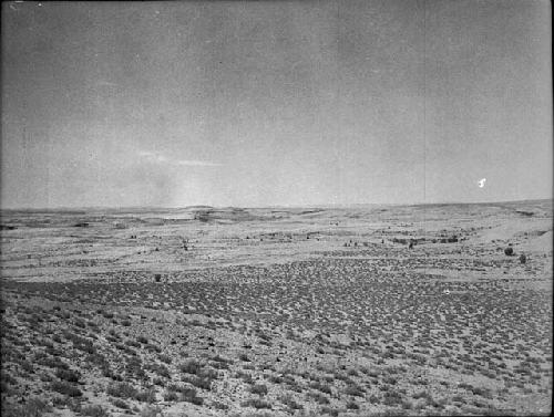 View to South of Chinle Valley From Top ot Mesa