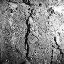 Stucco figure in tomb at Comalcalco