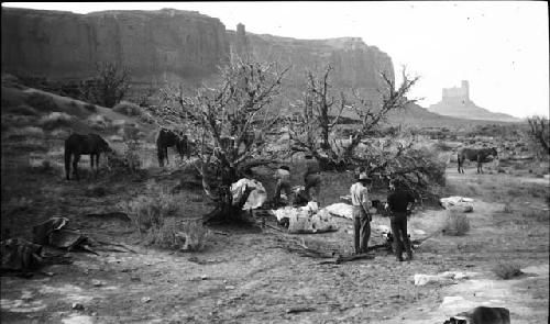 Crew at Camp -- Monument Valley