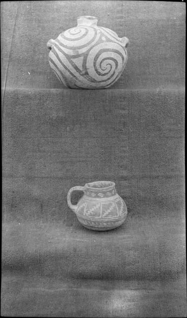 Black and White Ware Pieces, Yantz Coll. Pueblo