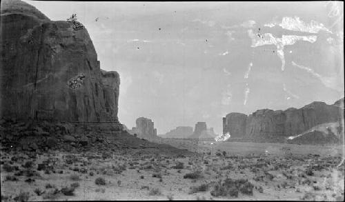 Monument Valley -- showing monuments