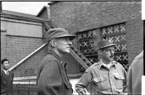 Two men in military uniform