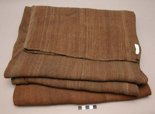 Bark cloth blankets, used by third and fourth classes