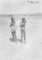 Portrait of two Marsh Arab boys from the Beidha region