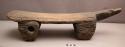 Cocoanut grater stool (wood), sikiana, called nohala or teubana