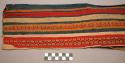 Woven cotton girdle worn over sarong by pregnant women