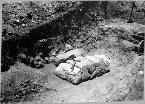 Mound 2, Trench E - pier