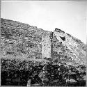 Mound 5.  Front view with stela.