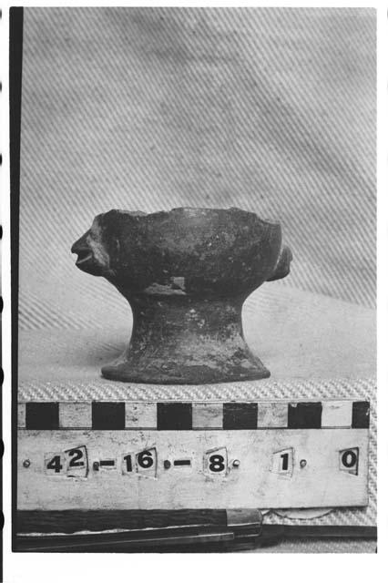 Fragmentary Miniature Pottery Cantharo