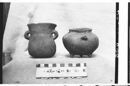 Two Small Pottery Jars