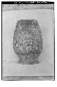 Carved pot, from Burial A 41.  Cat. No. 3785