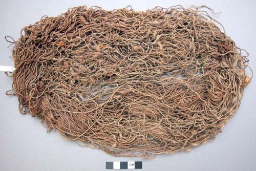 Fiber string with possum fur