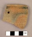 Corrugated, perforated sherd