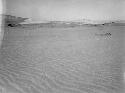 Desert scene marked "Shell mounds mouth of Ica River"