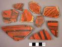 Potsherds (decorated)