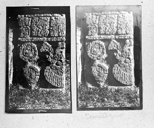 Stones from Cemeterio at Uxmal